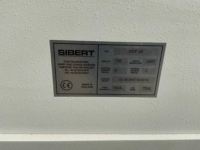 Sibert instruments mdp 38 multi diameter cd-/ dvd ponsmachine - afbeelding 6 van  6