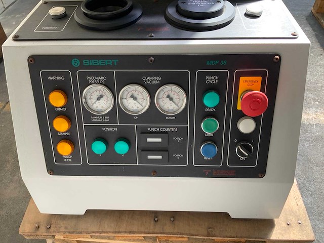 Sibert instruments mdp 38 multi diameter cd-/ dvd ponsmachine - afbeelding 3 van  6