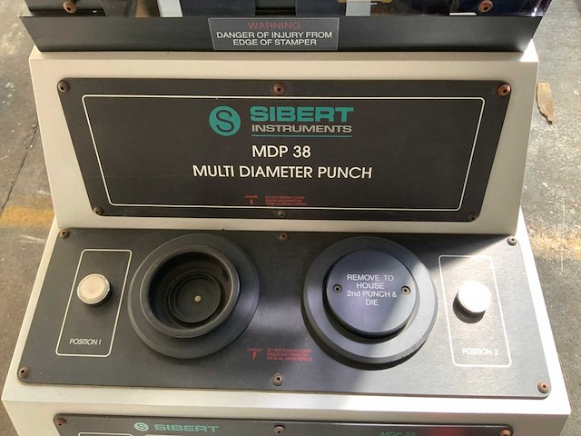 Sibert instruments mdp 38 multi diameter cd-/ dvd ponsmachine - afbeelding 4 van  6