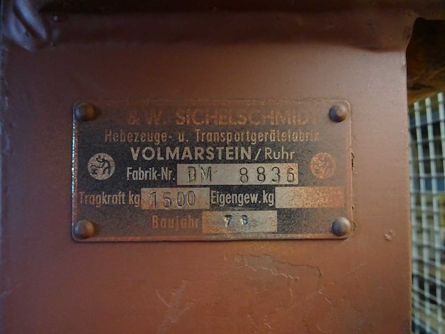 Sichelschmidt - 1978 - dm 8836 - platformlift - afbeelding 5 van  6