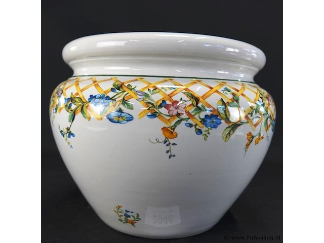 Siciliaans keramiek cache-pot - afbeelding 2 van  5