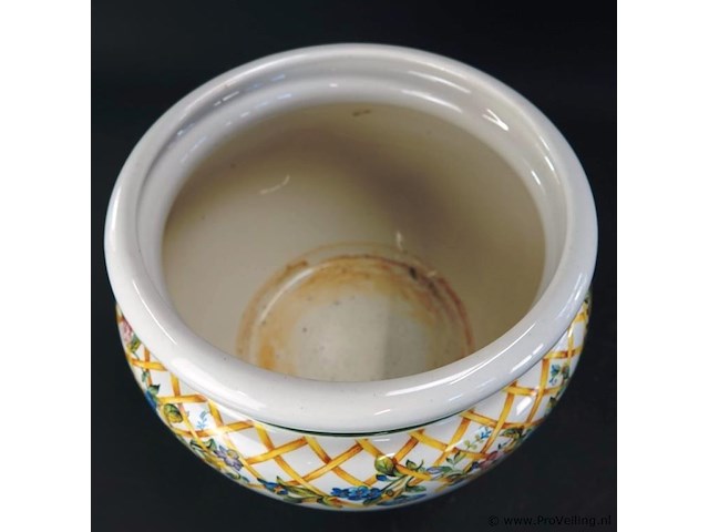 Siciliaans keramiek cache-pot - afbeelding 3 van  5