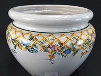 Siciliaans keramiek cache-pot - afbeelding 1 van  5