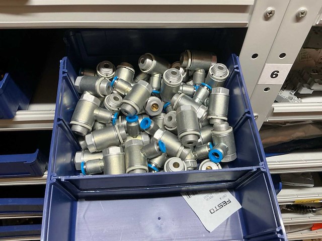 Sick en festo partij onderdelen t.b.v robots in stalen kast (2x) - afbeelding 38 van  64