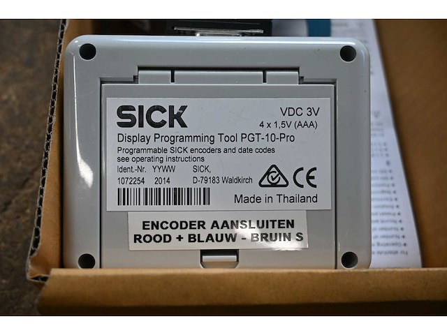 Sick vdc v3-pgt-10-pro display programming tool - afbeelding 2 van  3
