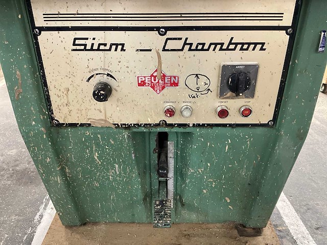 Sicm chambon t322 tafel- en spilfreesmachine - afbeelding 7 van  9