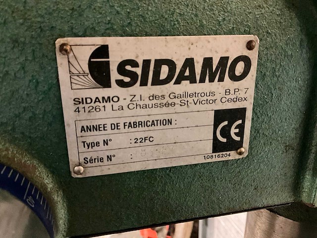 Sidamo 22 fc kolomboormachine - afbeelding 7 van  7