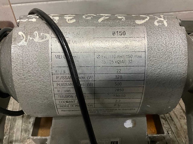 Sidamo b150 werkbankslijpmachine - afbeelding 4 van  4