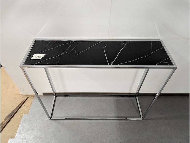 Side table. 100 x 30 x 80cm marmer look - afbeelding 2 van  2