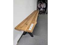 Side table eiken 260 x 40 x 45cm - afbeelding 2 van  3
