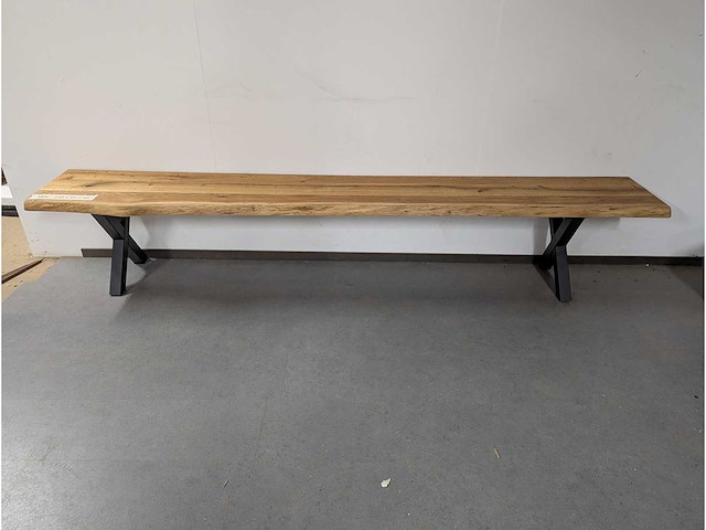 Side table eiken 260 x 40 x 45cm - afbeelding 3 van  3
