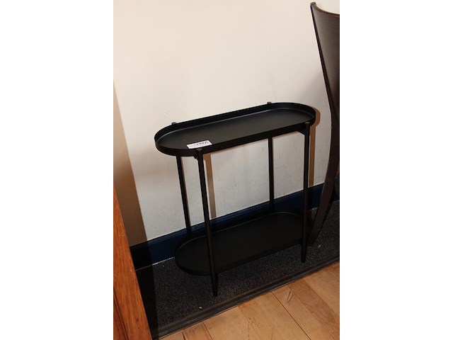 Side-table metaal met onderschap. afmeting 55 x 23 x 56 cm. - afbeelding 2 van  2