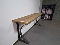 Side table oud eiken 180 x 45 x 75 - afbeelding 2 van  3