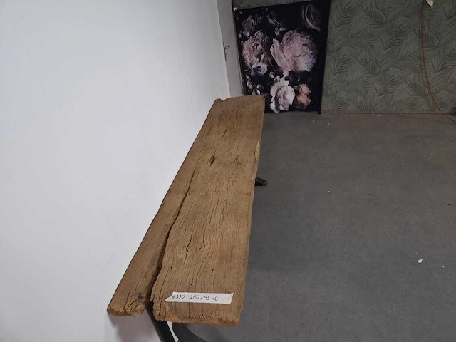 Side table oud eiken - afbeelding 1 van  2