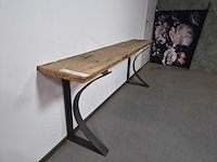 Side table oud eiken - afbeelding 2 van  2