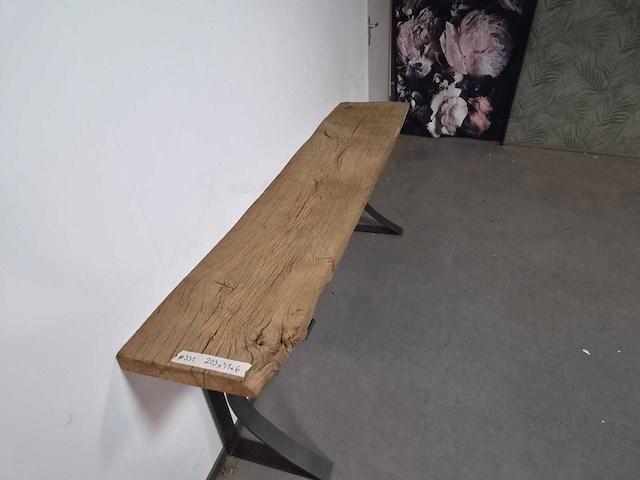 Side table van oud eiken - afbeelding 1 van  2