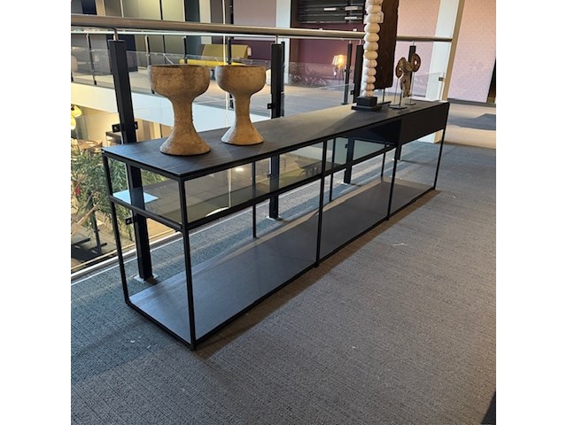 Sideboard beek, cubic, zwart - afbeelding 1 van  5
