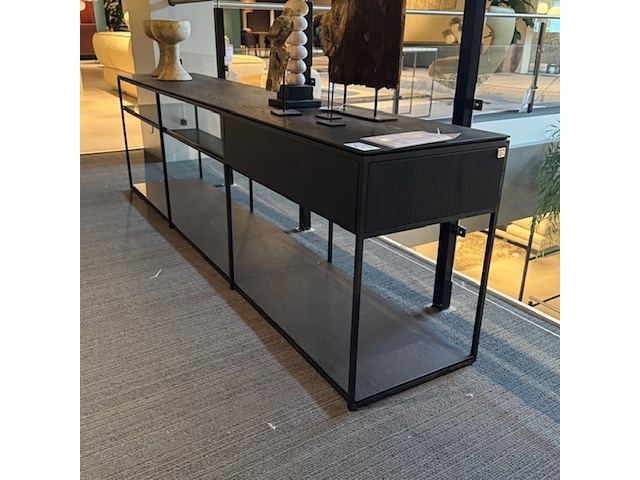 Sideboard beek, cubic, zwart - afbeelding 3 van  5