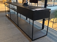 Sideboard beek, cubic, zwart - afbeelding 3 van  5