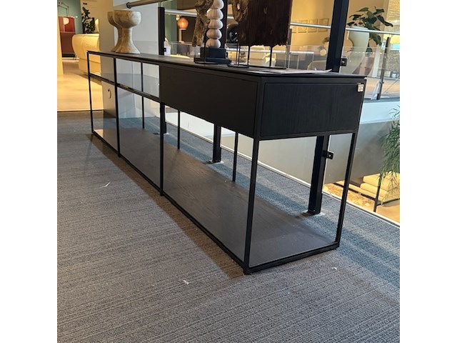 Sideboard beek, cubic, zwart - afbeelding 4 van  5