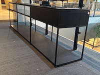 Sideboard beek, cubic, zwart - afbeelding 4 van  5