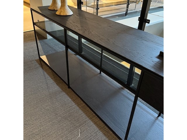 Sideboard beek, cubic, zwart - afbeelding 5 van  5