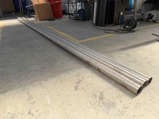 Siderinox - 316 rvs buis ø 6 cm (3x) - afbeelding 1 van  1