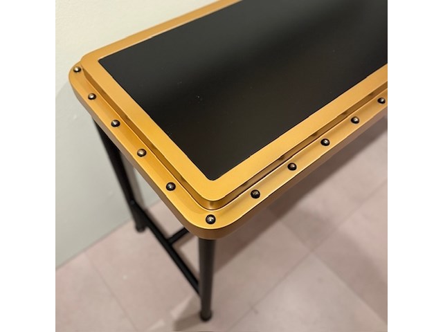 Sidetable authentic models, ace console, zwart goud - afbeelding 4 van  5
