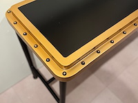 Sidetable authentic models, ace console, zwart goud - afbeelding 4 van  5