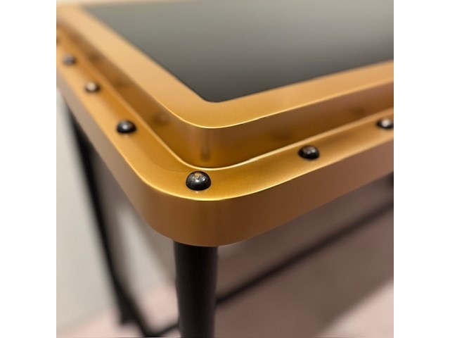 Sidetable authentic models, ace console, zwart goud - afbeelding 5 van  5