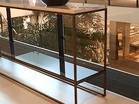 Sidetable beek, cubic, anodic brown - afbeelding 4 van  7