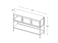 Sidetable , by fonq, fort, zwart - afbeelding 4 van  5