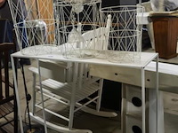Sidetable, draadmanden (3x) & hanglamp - afbeelding 1 van  3