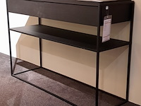 Sidetable ethnicraft, monolit, zwart - afbeelding 1 van  8