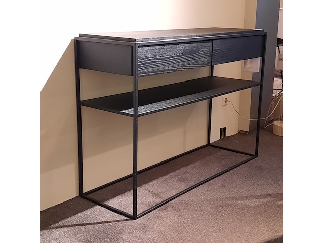 Sidetable ethnicraft, monolit, zwart - afbeelding 3 van  8