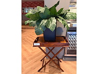 Sidetable met kunstplant - afbeelding 2 van  4