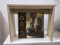 Sidetable & schilderij - afbeelding 1 van  2
