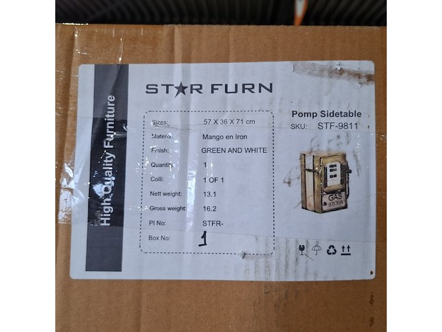 Sidetable, starfurn, benzinepomp | stf-9811, 2024 - afbeelding 5 van  5