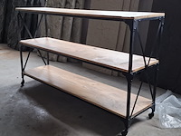 Sidetable, verrijdbaar | mangohout, 2026 - afbeelding 1 van  6