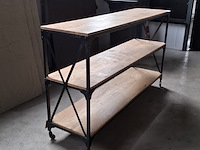 Sidetable, verrijdbaar | mangohout, 2026 - afbeelding 3 van  6