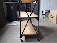 Sidetable, verrijdbaar | mangohout, 2026 - afbeelding 4 van  6