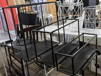 Sidetable, wandrekken (3x) & bloempot - afbeelding 3 van  4