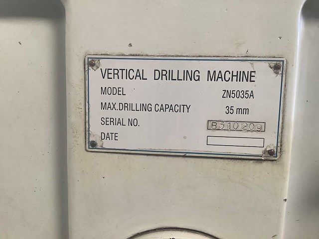Sieg - zn5035a - kolomboormachine - afbeelding 7 van  7