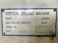 Sieg zy5035a kolomboormachine - afbeelding 8 van  16