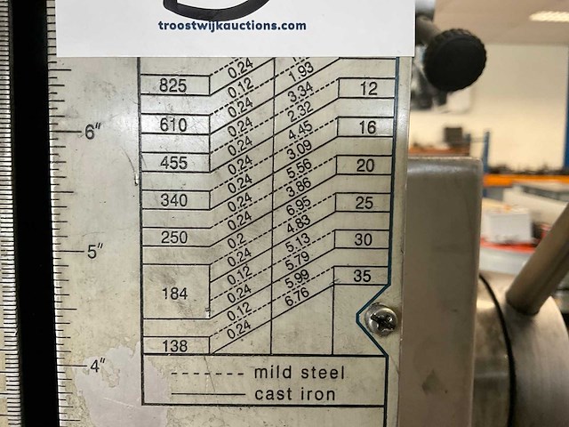 Sieg zy5035a kolomboormachine - afbeelding 16 van  16