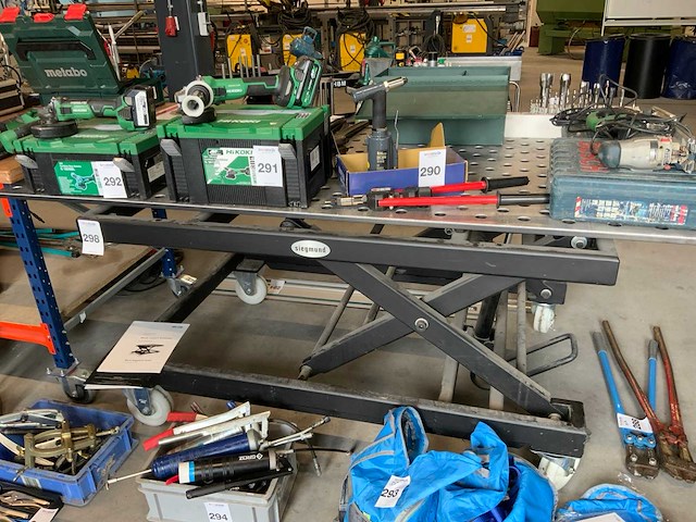 Siegmund hs009910 hef/las tafel heavy duty - afbeelding 1 van  7