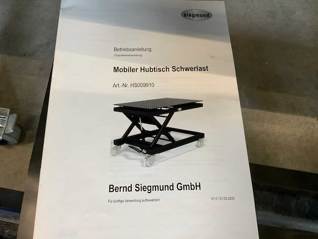 Siegmund hs009910 hef/las tafel heavy duty - afbeelding 2 van  7