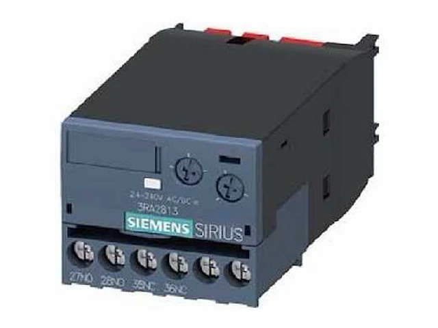Siemens - 3ra2813-1fw10 - tijdcontactblok (3x) - afbeelding 1 van  2