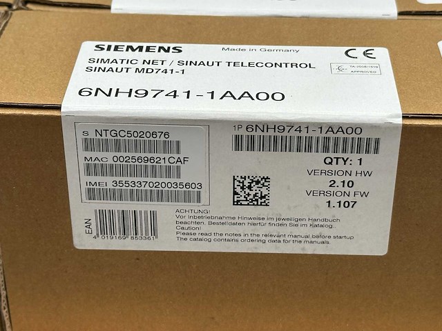 Siemens - 6nh9741-1aa00 - siemens sinaut md741-1 communicatiemodules (42x) - afbeelding 3 van  6