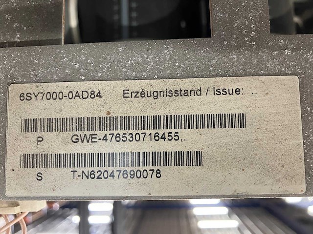 Siemens - 6se7035-7wk60-z - simovert vc dc inverter - afbeelding 4 van  4